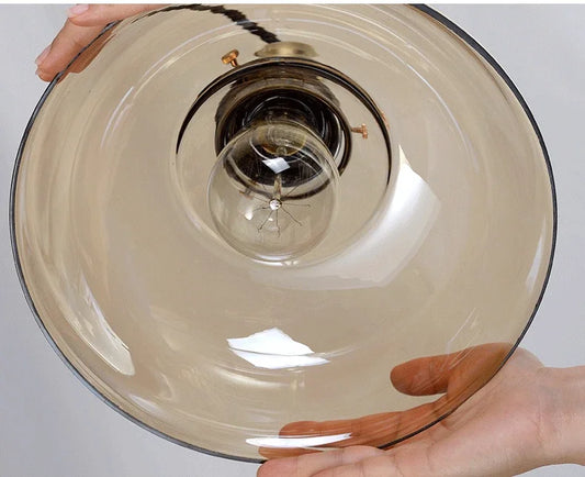 Classic Glass Pendant Ceiling Light - HappyKidMart