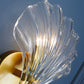 Beachy Glass Wall Light | Seashell Style Sconce