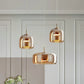 Stylish Amber Glass Drop Light