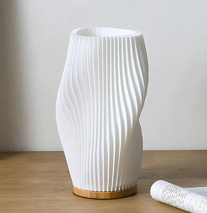 Stylish Ocean Table Lamp | Folded Shade Style