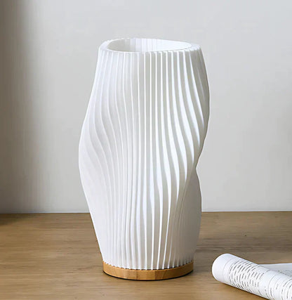 Stylish Ocean Table Lamp | Folded Shade Style