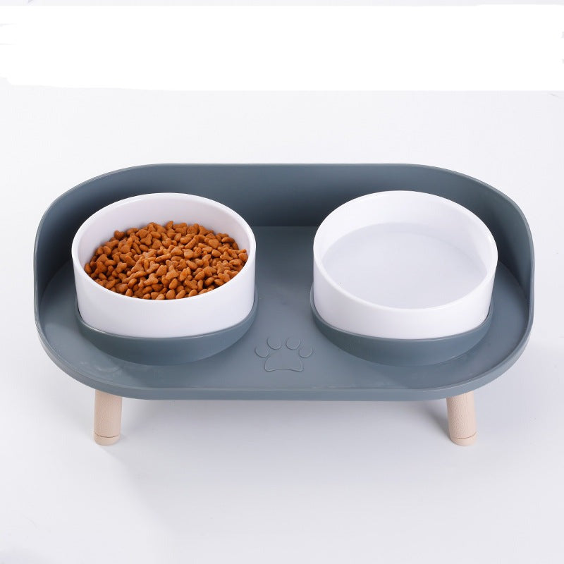 Easy Clean Raised Pet Bowl Set