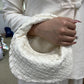 Braided Leather Tote Bag | Woven Pattern Style