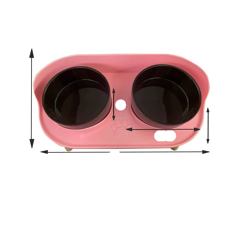 Easy Clean Raised Pet Bowl Set