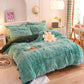 Luxurious Soft Pink Bedding Set with Fringe Trim