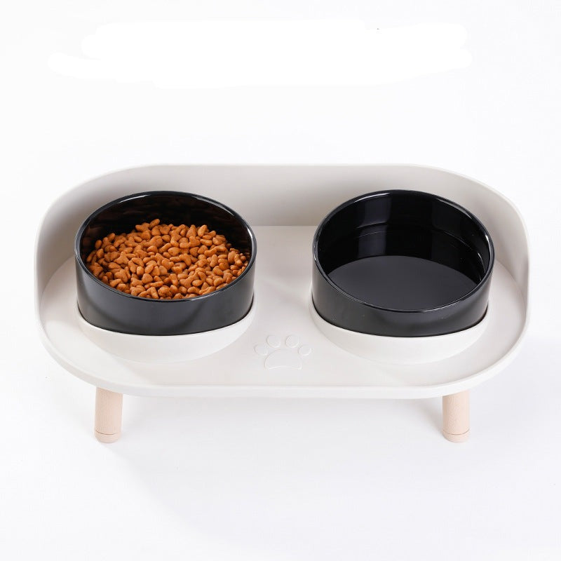 Easy Clean Raised Pet Bowl Set