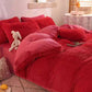 Luxurious Soft Pink Bedding Set with Fringe Trim