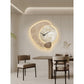 Rustic Wooden Round Wall Clock