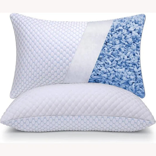 Comfortable Gel Pillow with Breathable Bamboo Cover - HappyKidMart
