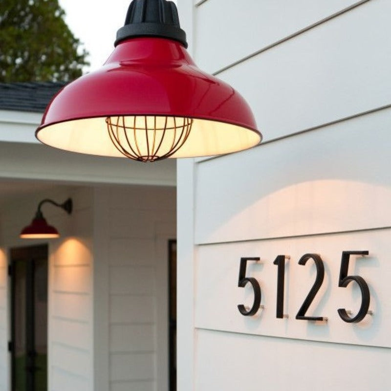 Sleek Black Metal House Numbers - HappyKidMart