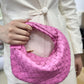 Braided Leather Tote Bag | Woven Pattern Style