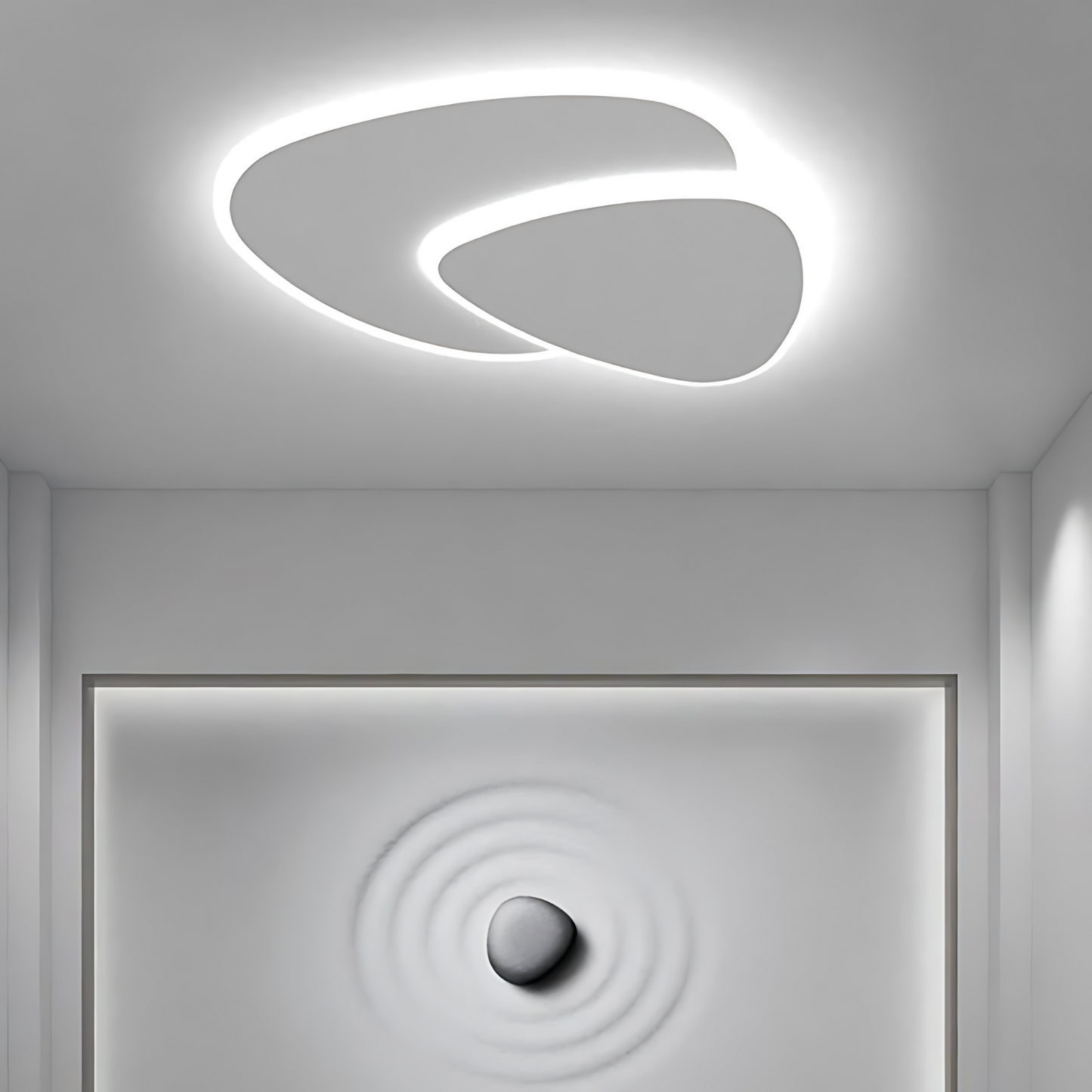 Contemporary Dual Head LED Ceiling Lamp