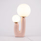 Stylish Glass Table Light | Double Globe Design