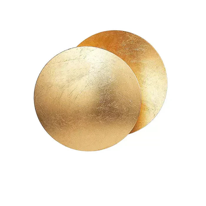 Luxury Solar Wall Lamp | Gold Finish Metal Design