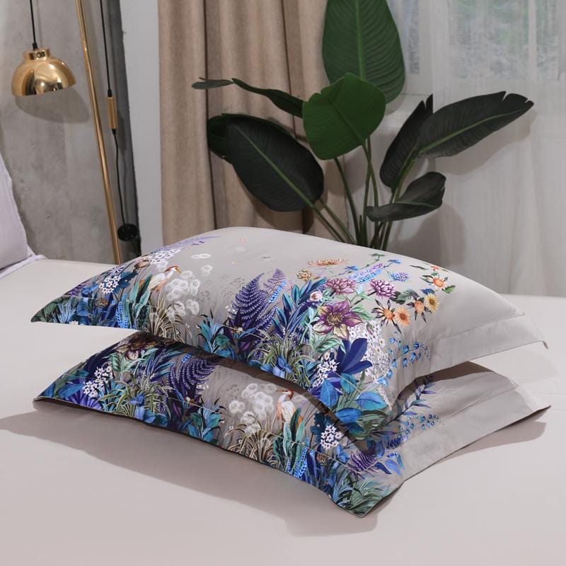 Floral Print Pillow Covers | Soft Cotton Floral Patterns - HappyKidMart