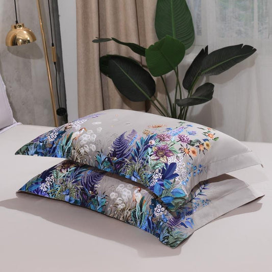Floral Print Pillow Covers | Soft Cotton Floral Patterns - HappyKidMart
