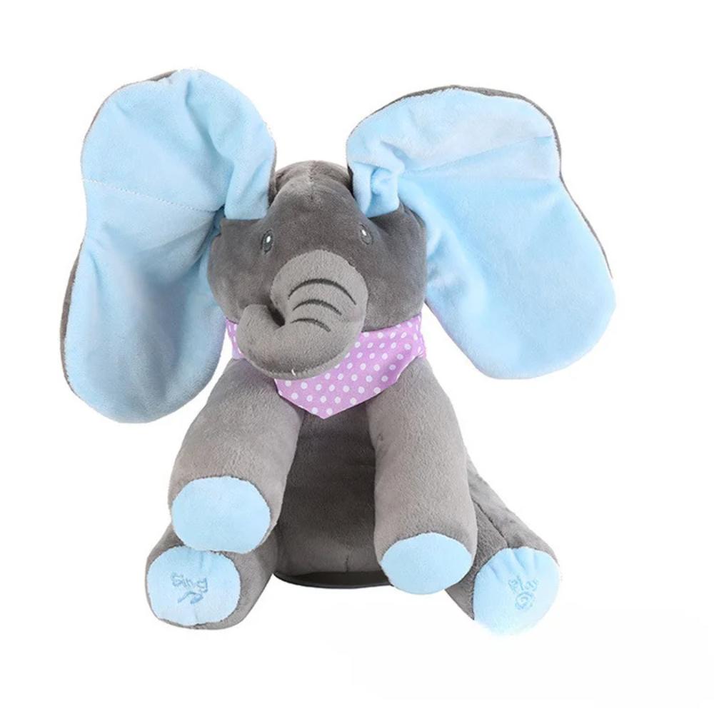 Peek-a-Boo Talking Elephant Plush Toy