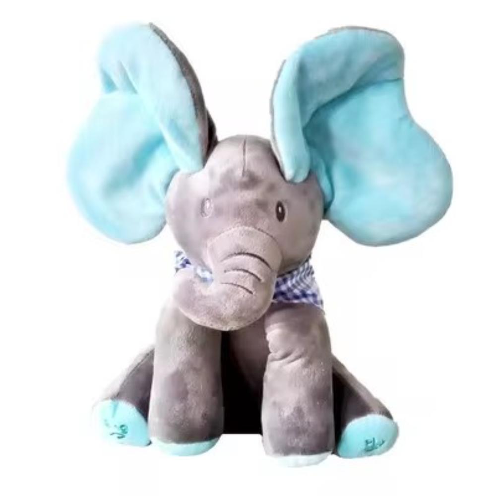 Peek-a-Boo Talking Elephant Plush Toy