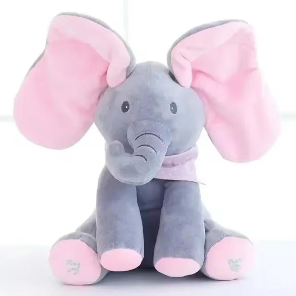 Peek-a-Boo Talking Elephant Plush Toy