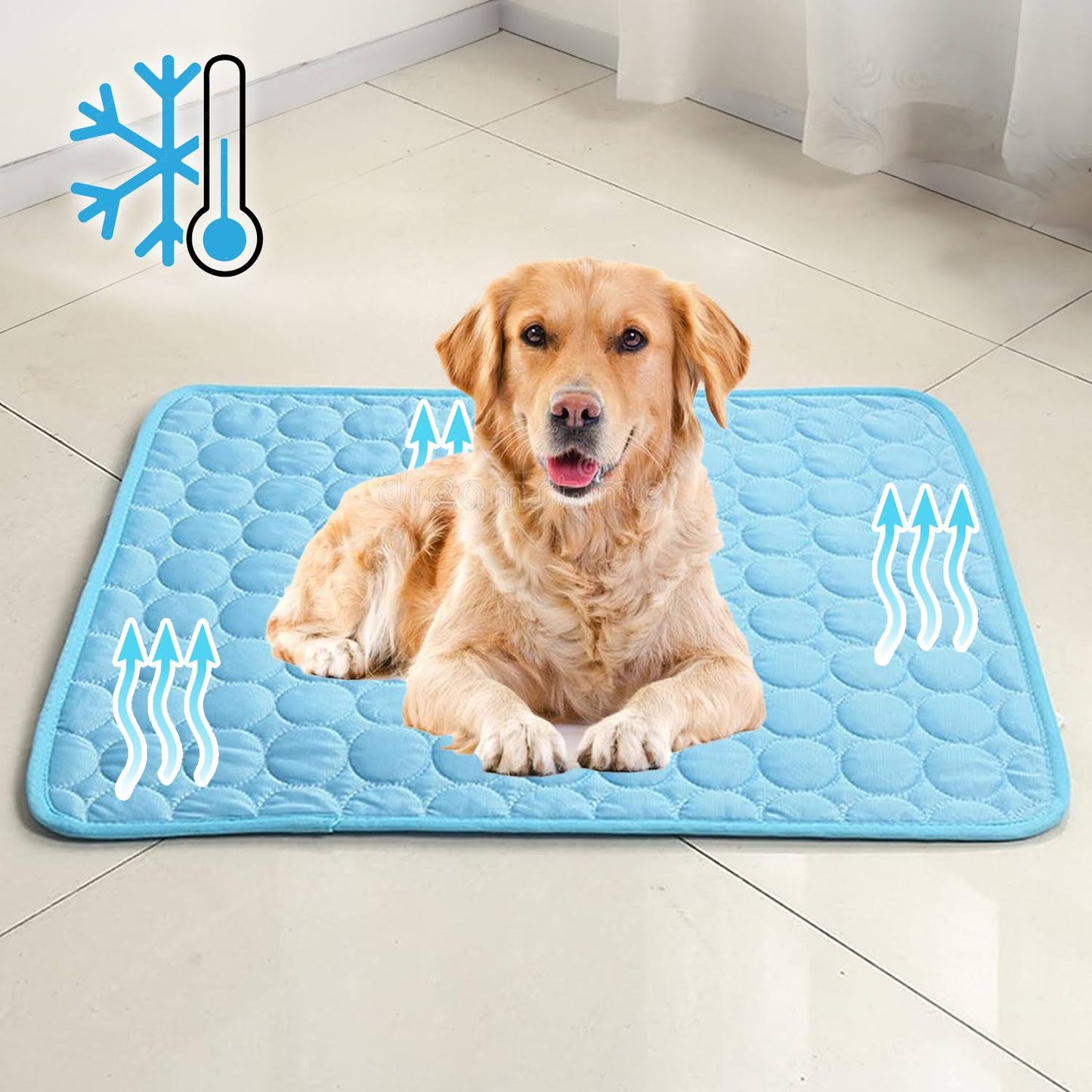 Cooling Pad for Pets with Activated Gel Comfort