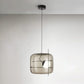 Stylish Glass Hanging Light | Dark Cube Shade