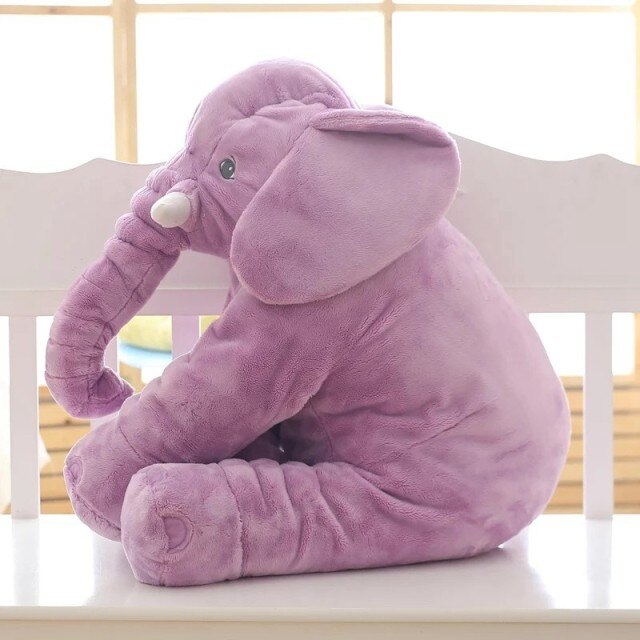 Cuddly Elephant Cushion | Cozy Baby Pillow