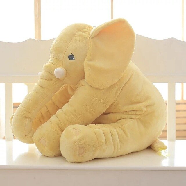 Cuddly Elephant Cushion | Cozy Baby Pillow