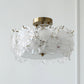 Elegant Glass Pendant Light | Clear Globe Gold Pendant