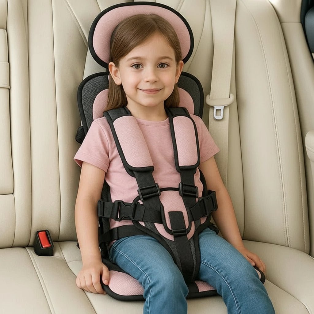Compact Child Car Booster Seat for Travel Safety