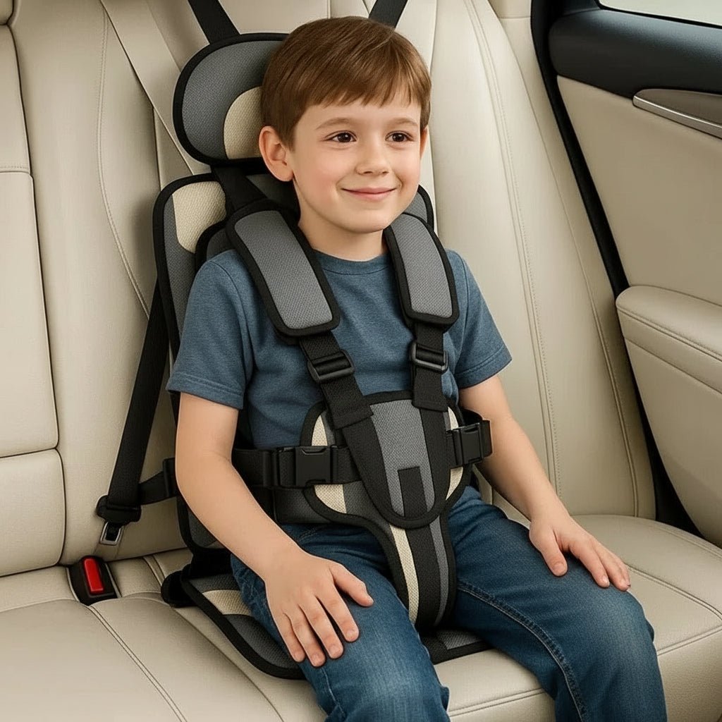 Compact Child Car Booster Seat for Travel Safety