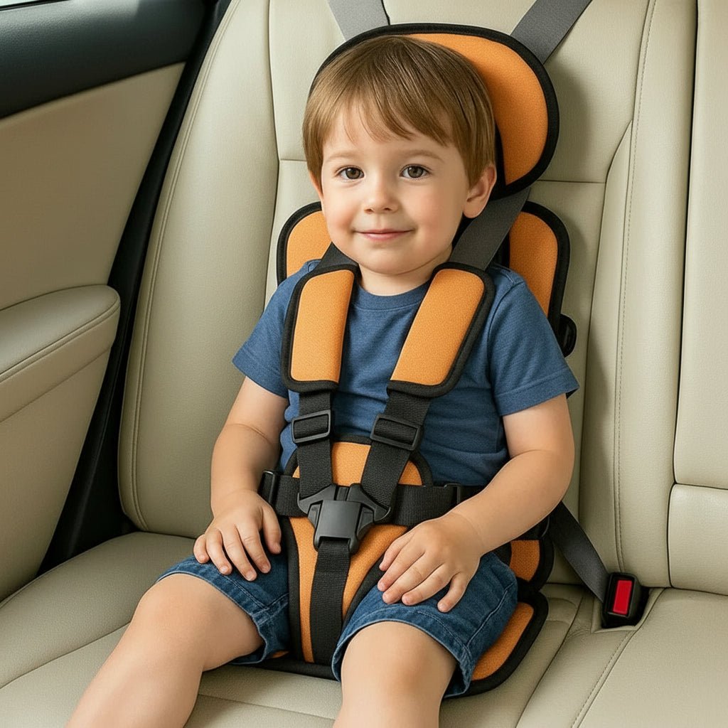 Compact Child Car Booster Seat for Travel Safety