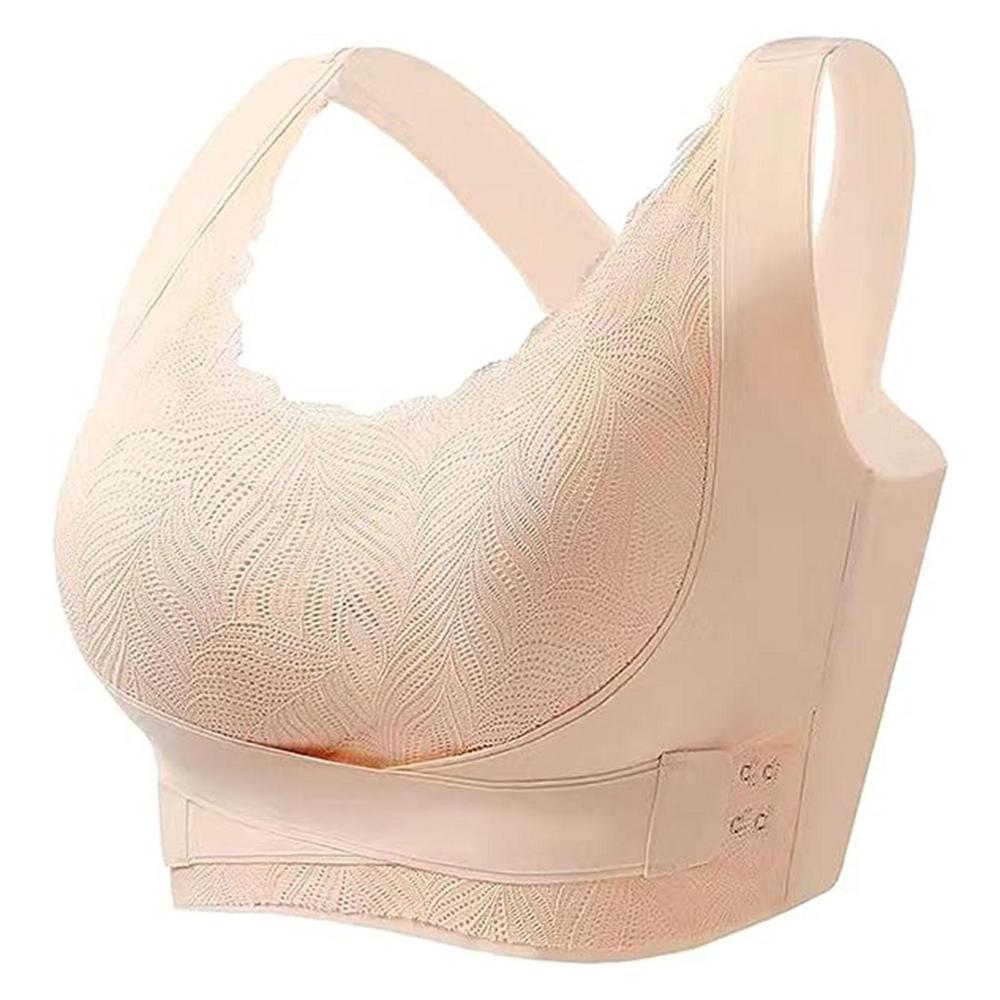 Comfortable Sports Bra | Leaf Print Design