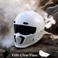 Classic Black Full Face Motorcycle Helmet