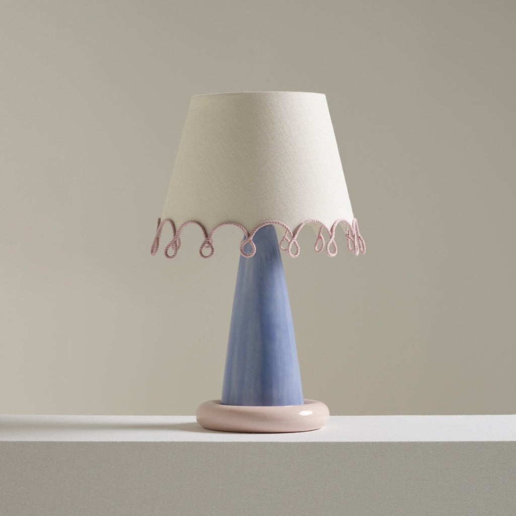 Elegant Table Lamp | Floral Pattern Shade