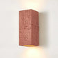 Rustic Concrete Outdoor Wall Lamp