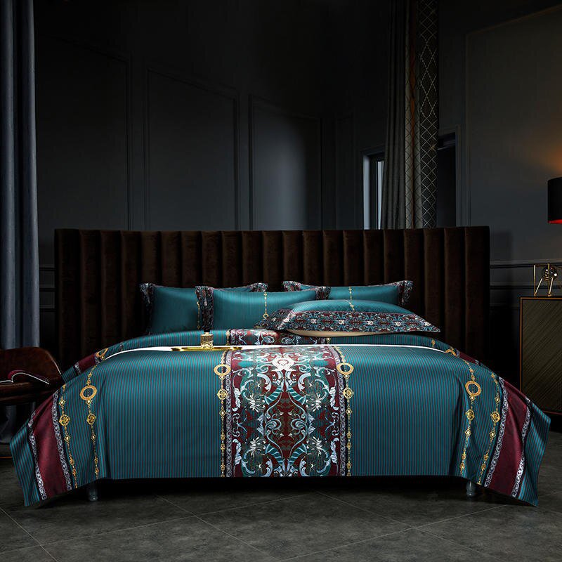 Premium Soft Teal Bedding Set - HappyKidMart