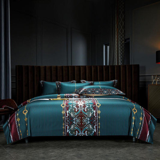 Premium Soft Teal Bedding Set - HappyKidMart