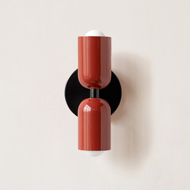 Contemporary Dual Head White Wall Lamp