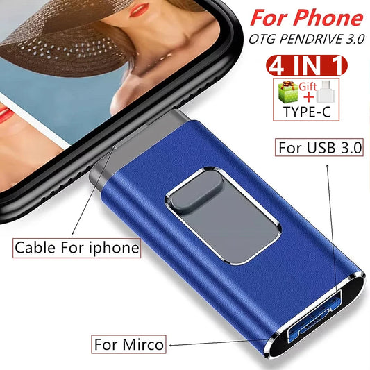 Compact 4-in-1 USB Multi Tool Flash Drive - HappyKidMart