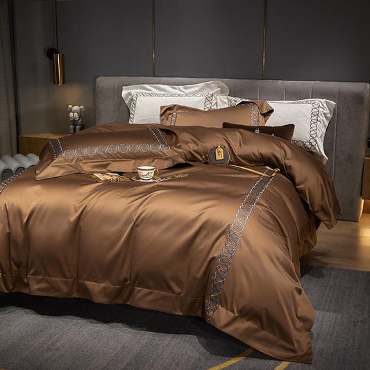 Luxury Soft Embroidered Duvet Cover Set - HappyKidMart