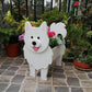 Adorable Dog Figurine Garden Planter