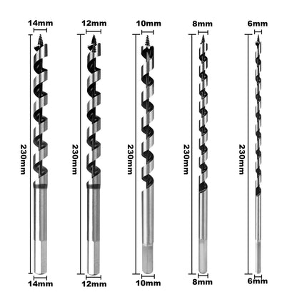 Heavy Duty Wood Drill Bit | Long Hex Shank