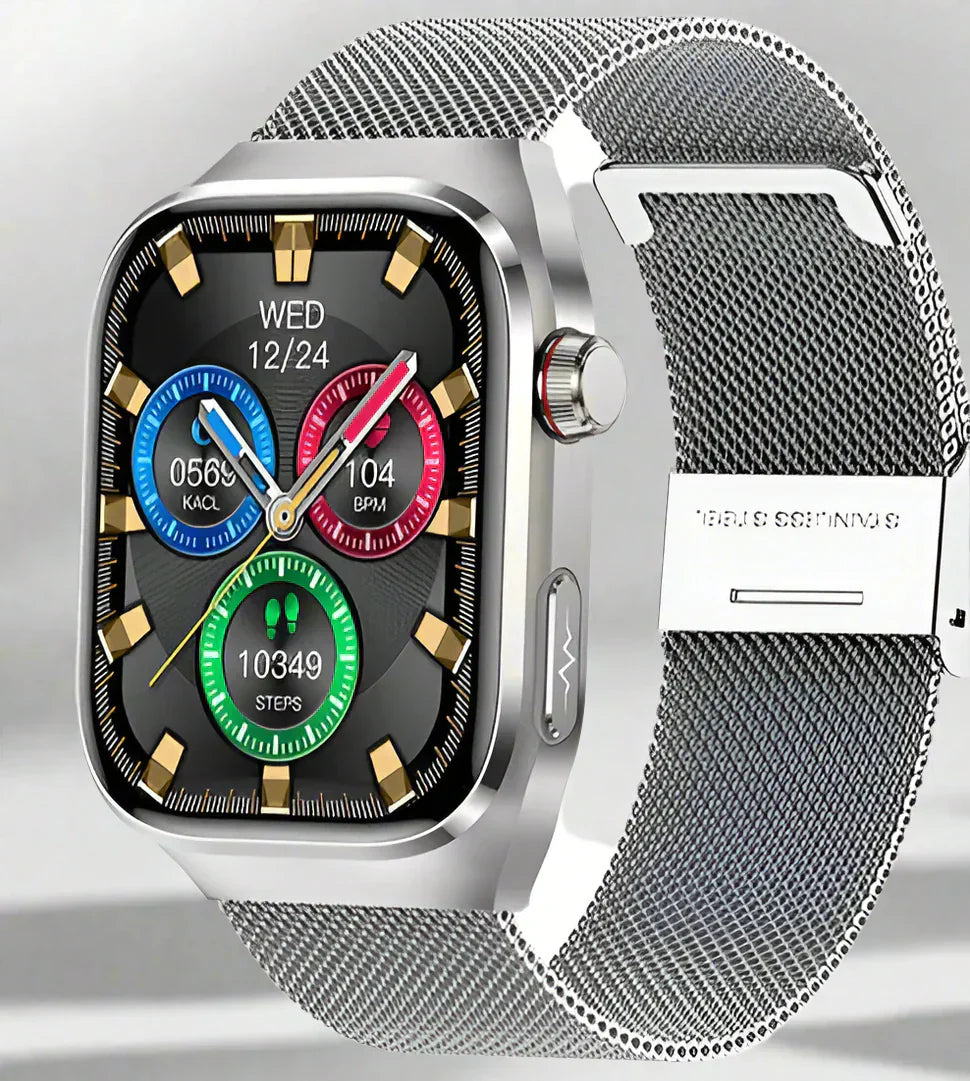 Advanced Fitness Tracker Watch with ECG Heart Rate Monitor