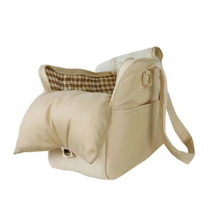 Luxury Dog Carrier Bag | Soft Cotton Pet Tote
