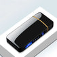 Rechargeable Double Flame Lighter Blue Metal Design
