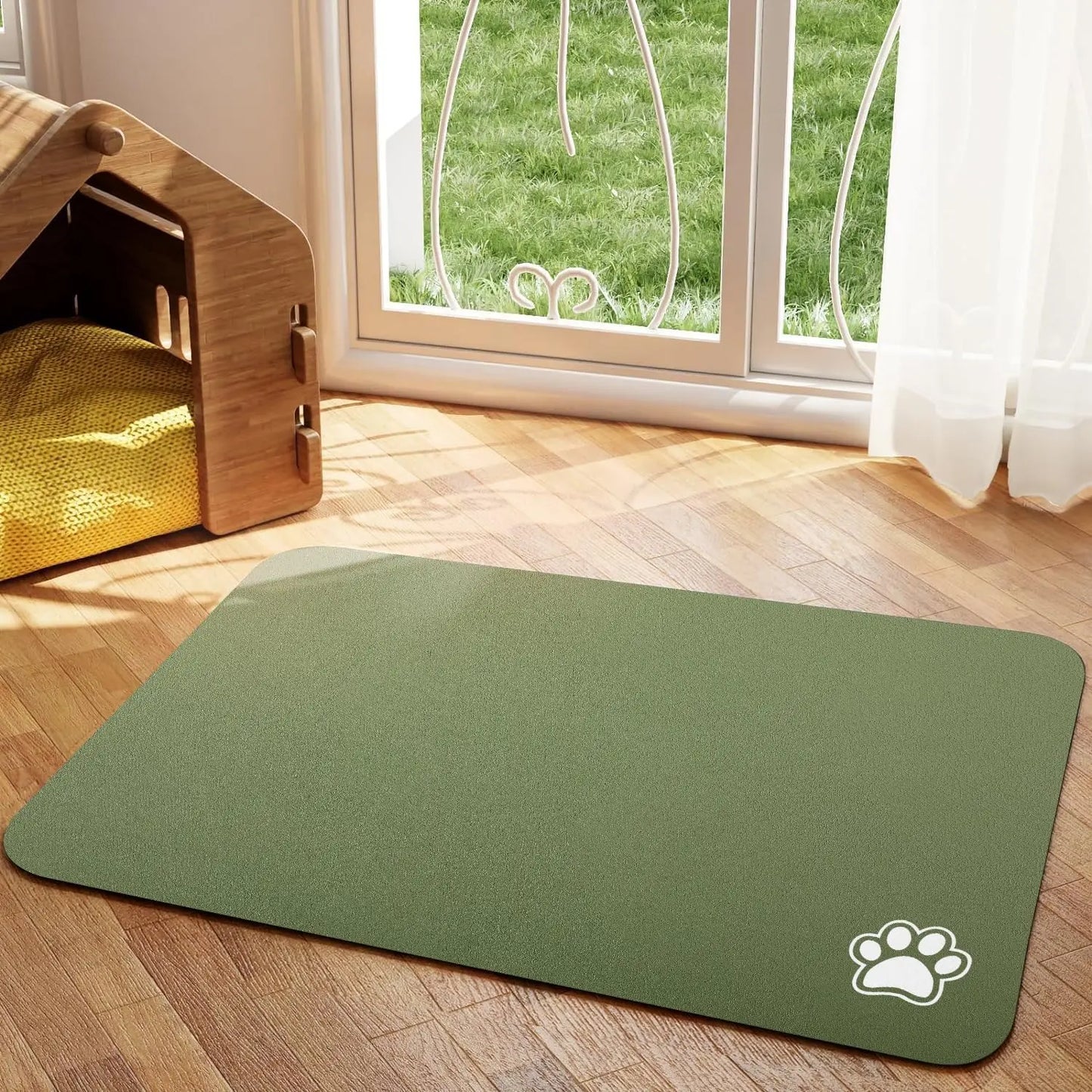 Waterproof Pet Feeding Mat | Easy-Clean Floor Protector