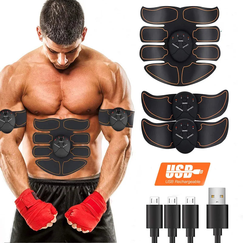 Portable Electronic Muscle Stimulator Fitness Trainer - HappyKidMart
