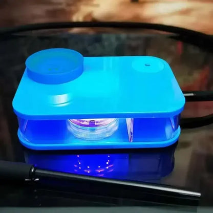 Compact LED Acrylic Hookah Set