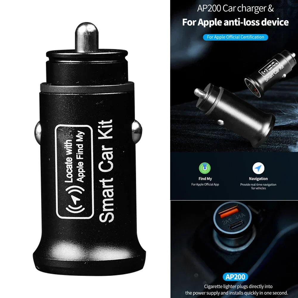 Compact Car GPS Locator Device with USB Charger