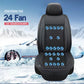 Cooling Massage Car Seat | 24 Ventilated Fan System